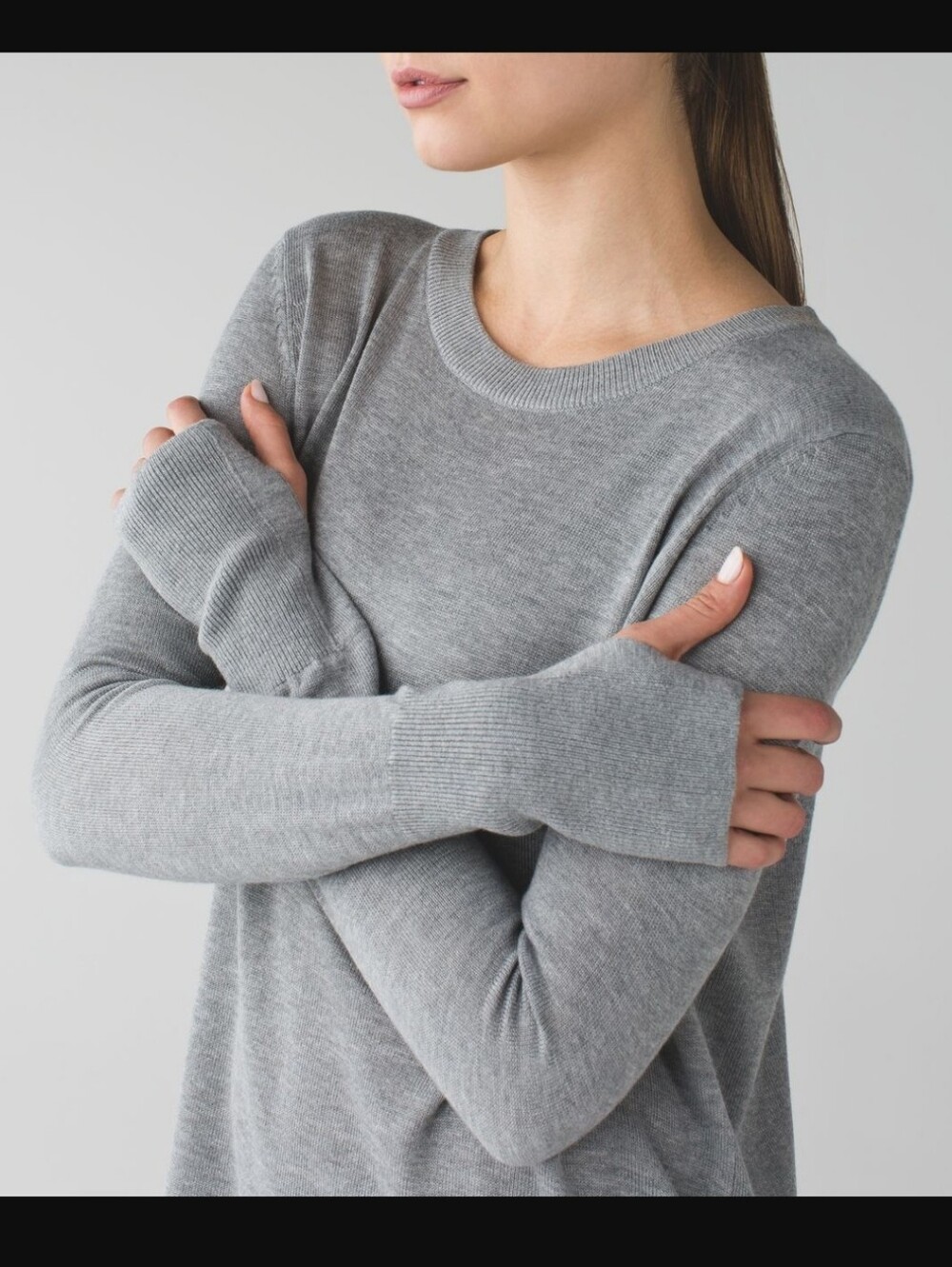 lululemon athletica Bring It Backbend Women's Crew Neck Sweater Cashmere Blend